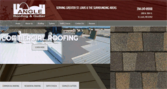 Desktop Screenshot of angleroofing.com