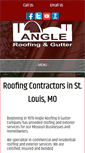 Mobile Screenshot of angleroofing.com