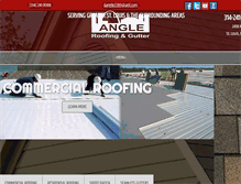 Tablet Screenshot of angleroofing.com